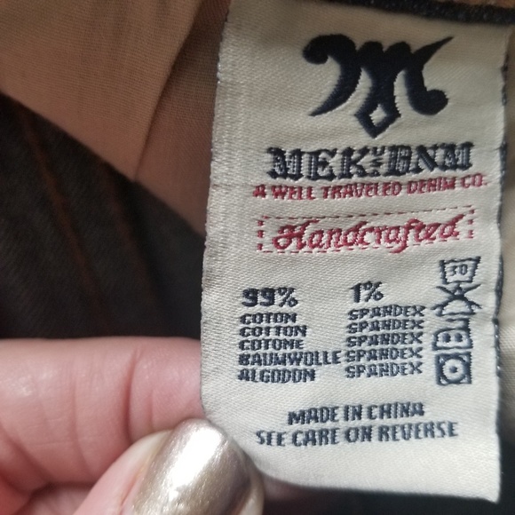 MEK Denim jeans Noida slim boot 28 - Picture 7 of 7